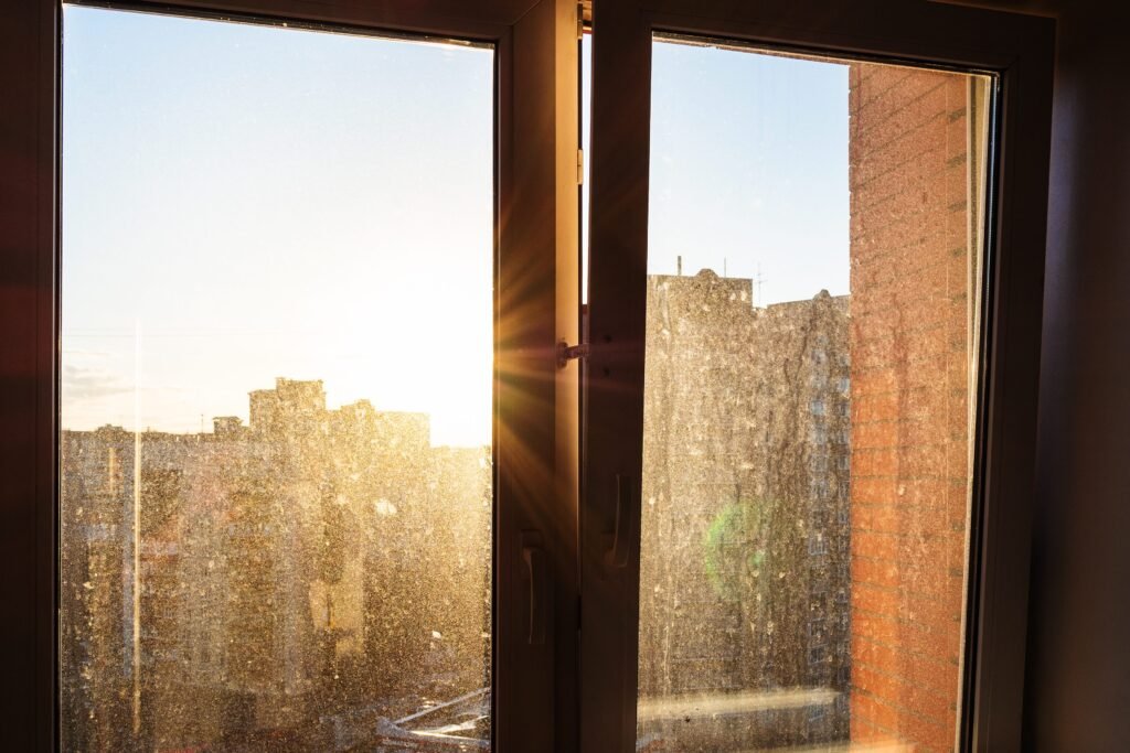 Endkalker Fenster Morozovs Reinigung