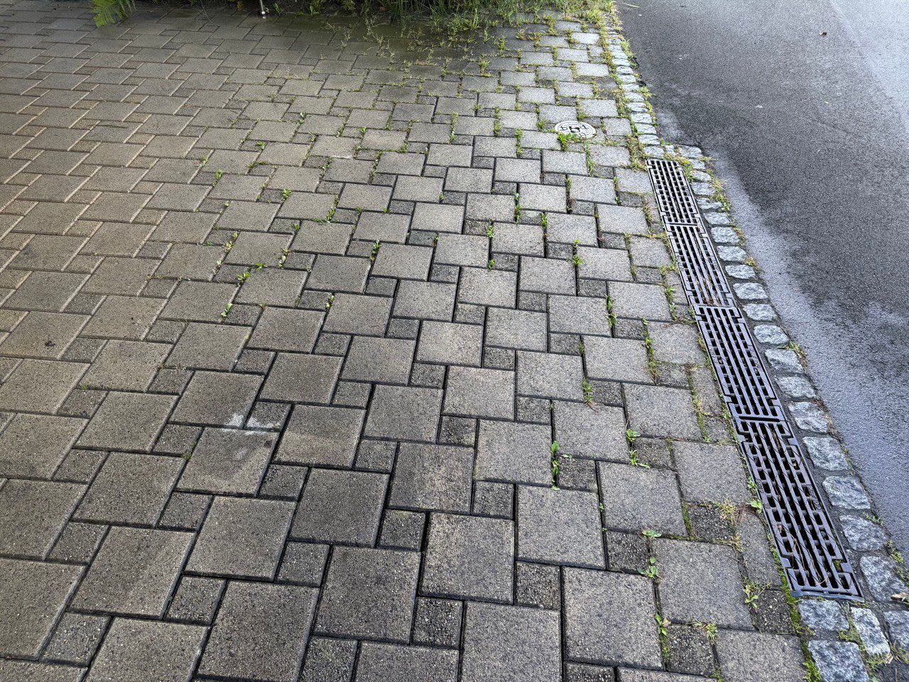 Reinigung von Naturstein vor